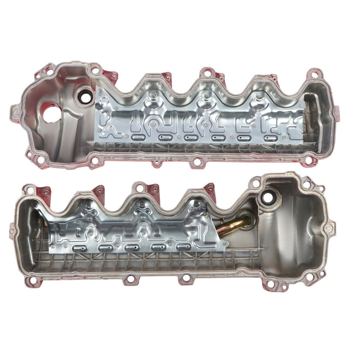 DURAFORCE 2 Aluminum Valve Covers for Ford Expedition 05-14 5.4L & Explorer 06-10 4.6L