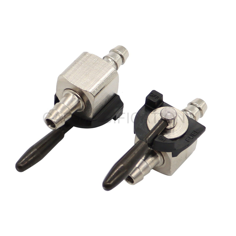 DURAFORCE 2-Pack 1/4" Heavy Duty Steel Fuel Gas Shut-Off Valve In-Line Cut-Off Mower