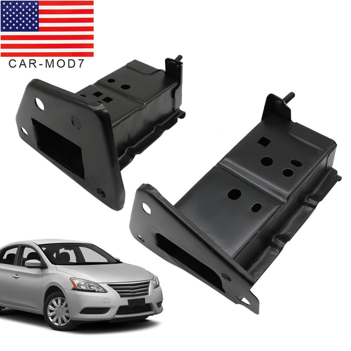 DURAFORCE 2 Pcs Front Bumper Bracket Set for 2013-2019 Nissan Sentra Left & Right Steel