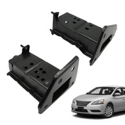 DURAFORCE 2 Pcs Front Bumper Bracket Set for 2013-2019 Nissan Sentra Left & Right Steel