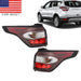 DURAFORCE 2 PCS 2017-2019 Ford Escape Kuga Halogen Left & Right Brake Tail Lights