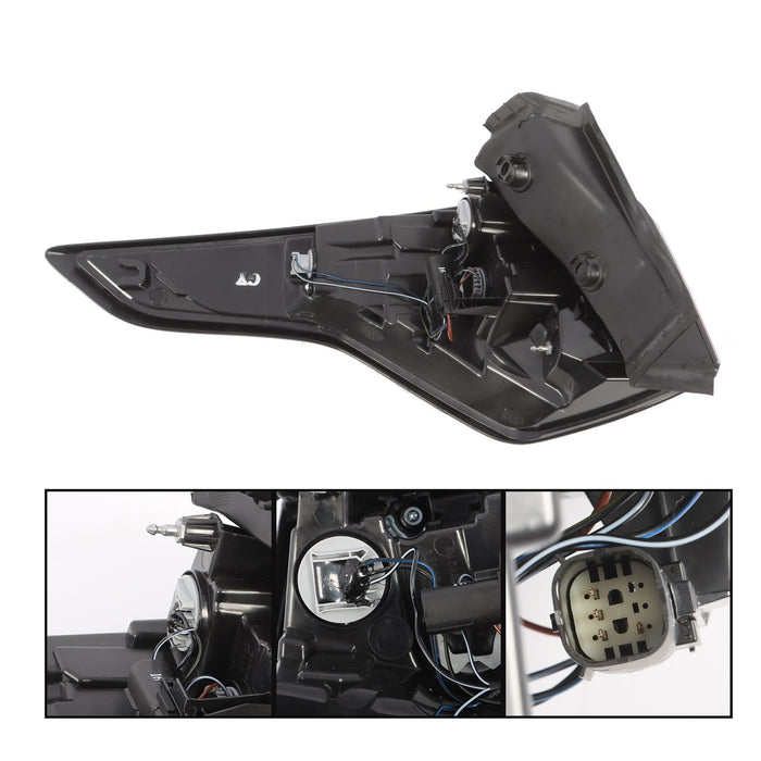 DURAFORCE 2 PCS 2017-2019 Ford Escape Kuga Halogen Left & Right Brake Tail Lights