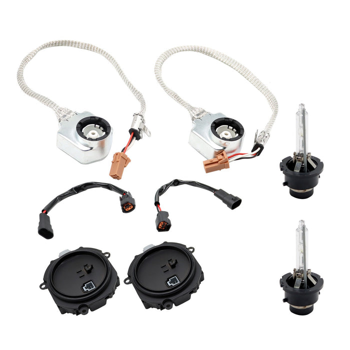 DURAFORCE 2 Set Xenon HID D2S Ballast Igniter Bulb Kit for 07-15 Infiniti G35 G37 Q40 Q50