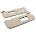 DURAFORCE 2x Beige Sun Visor w/Mirror Right & Left Hyundai Elantra MD 2011-2015