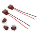 DURAFORCE 2x 9006 HB4 Female Wire Pigtail Headlight Low Beam Socket Harness Plug