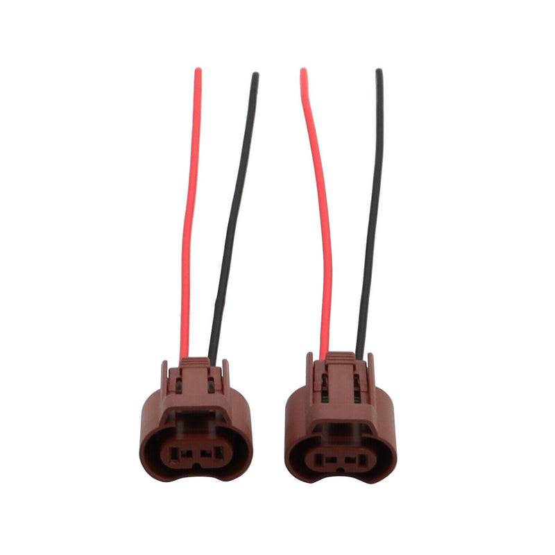 DURAFORCE 2x 9006 HB4 Female Wire Pigtail Headlight Low Beam Socket Harness Plug