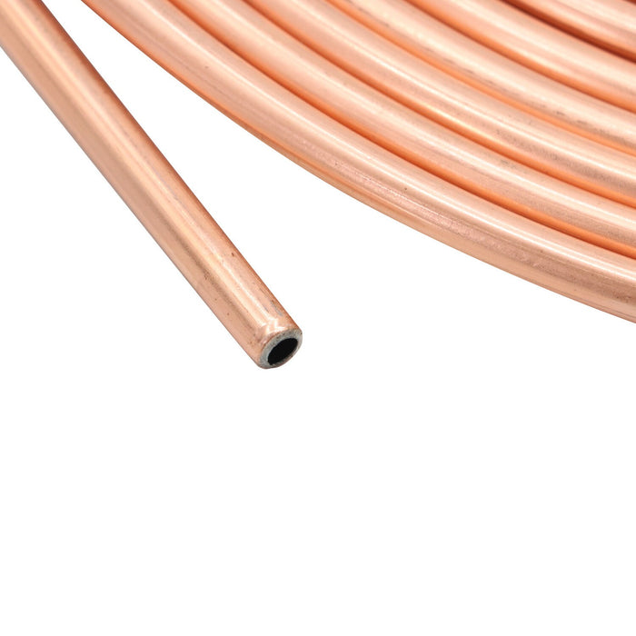 DURAFORCE 2× New Copper Brake Line Tubing Kit 1/4" OD 25ft Coil with 32 Fittings