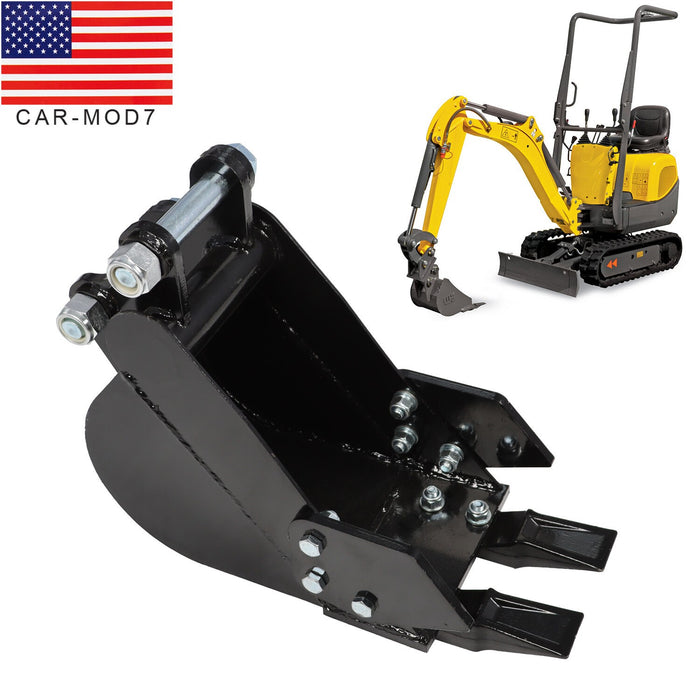 DURAFORCE 200mm Narrow Bucket Mini Excavator Attachment Small Digger Accessory