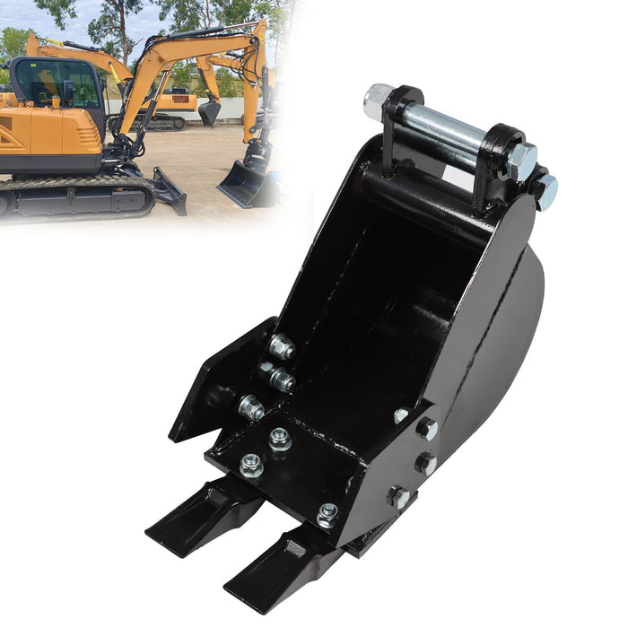 DURAFORCE 200mm Narrow Bucket Mini Excavator Attachment Small Digger Accessory