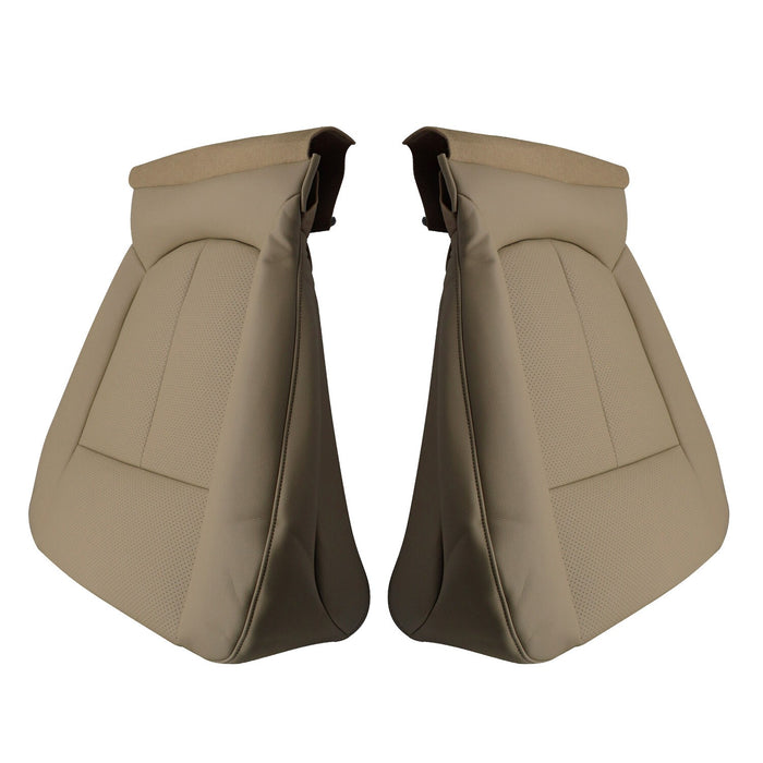 DURAFORCE 2011-2016 Ford F250 F350 Lariat Tan Perforated Driver & Passenger Seat Covers