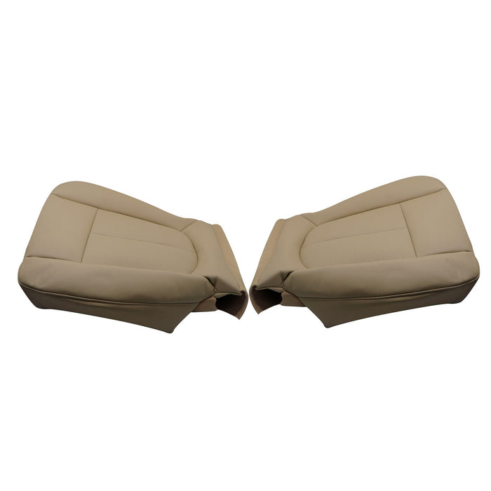 DURAFORCE 2011-2016 Ford F250 F350 Lariat Tan Perforated Driver & Passenger Seat Covers