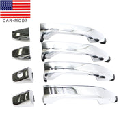 DURAFORCE Chrome Exterior Door Handle Set for 2014-2017 Chevrolet Silverado 1500 (4pcs)