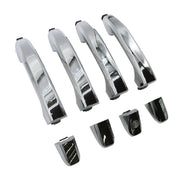 DURAFORCE Chrome Exterior Door Handle Set for 2014-2017 Chevrolet Silverado 1500 (4pcs)
