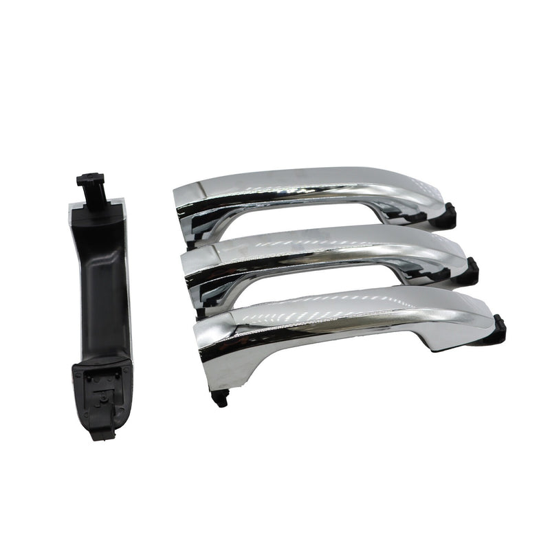 DURAFORCE Chrome Exterior Door Handle Set for 2014-2017 Chevrolet Silverado 1500 (4pcs)