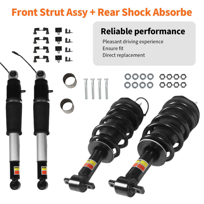 DURAFORCE 2015-2020 Front Strut & Rear Shock Absorber for Escalade Suburban Tahoe Yukon
