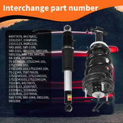 DURAFORCE 2015-2020 Front Strut & Rear Shock Absorber for Escalade Suburban Tahoe Yukon