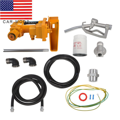 DURAFORCE 20GPM Gasoline Fuel Transfer Pump with Filter for Gas, Diesel & Kerosene