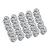 DURAFORCE 20Pcs 14x1.5 Chrome Lug Nuts ACPZ1012M/D for 2015-23 Ford Edge Mustang