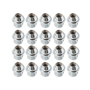 DURAFORCE 20Pcs 14x1.5 Chrome Lug Nuts ACPZ1012M/D for 2015-23 Ford Edge Mustang