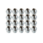 DURAFORCE 20Pcs 14x1.5 Chrome Lug Nuts ACPZ1012M/D for 2015-23 Ford Edge Mustang