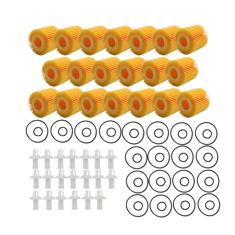 DURAFORCE 20Pcs Engine Oil Filter for Toyota Avalon Camry Highlander RAV4 Tacoma Sienna