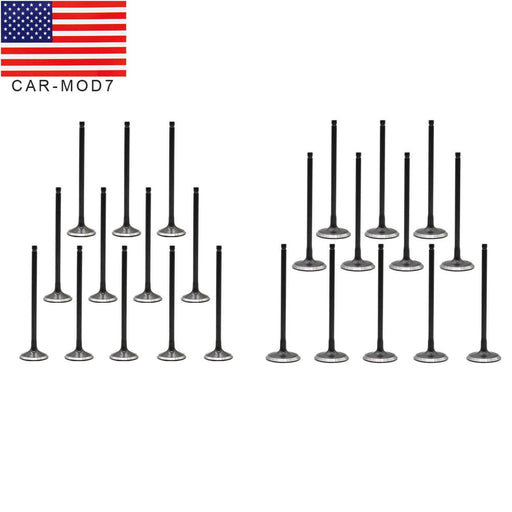 DURAFORCE 24pcs Intake & Exhaust Valves for 2002-2010 Honda Odyssey 3.5L Accord 3.0L