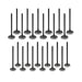 DURAFORCE 24pcs Intake & Exhaust Valves for 2002-2010 Honda Odyssey 3.5L Accord 3.0L