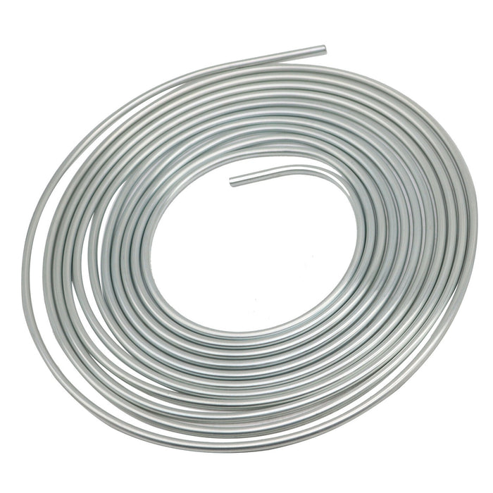 DURAFORCE 25 Ft Zinc-Coated Brake Line Tubing Kit 3/16 & 1/4 with 32 Fittings