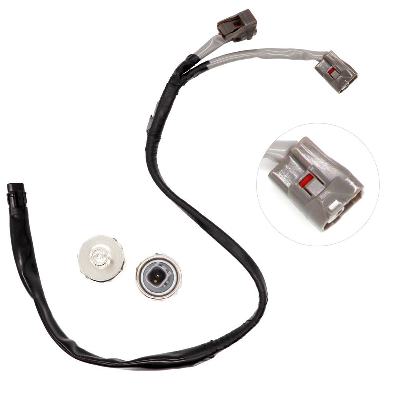 DURAFORCE 2Pcs Knock Sensor with Harness for Toyota Tacoma Tundra 4Runner 3.4L V6