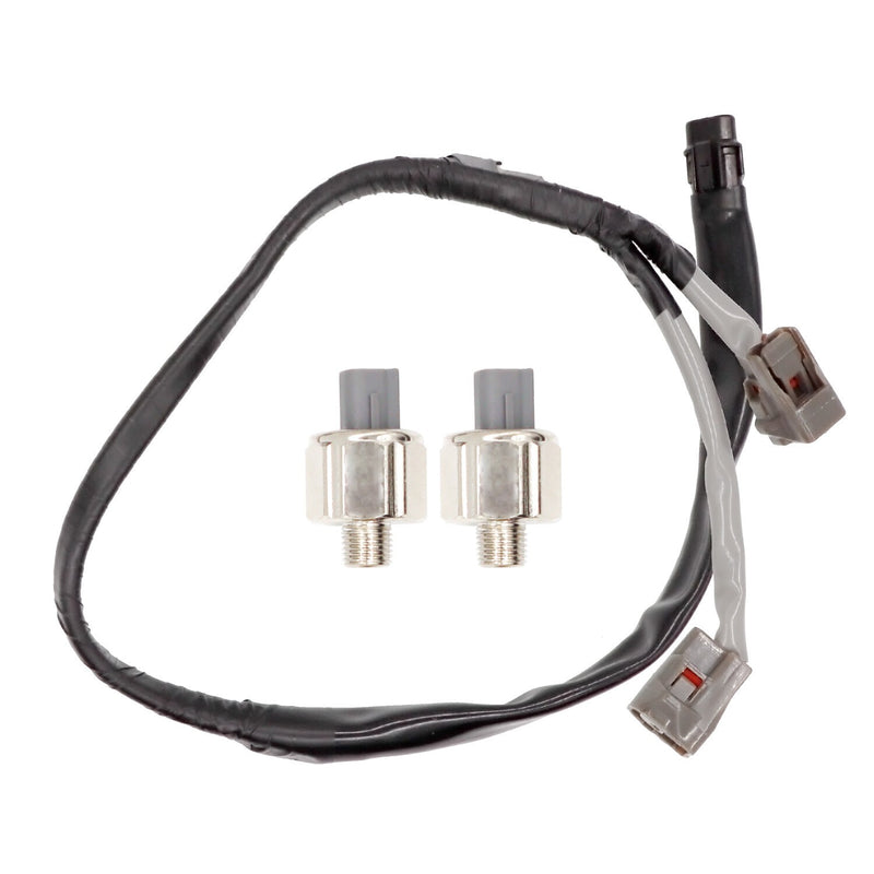 DURAFORCE 2Pcs Knock Sensor with Harness for Toyota Tacoma Tundra 4Runner 3.4L V6