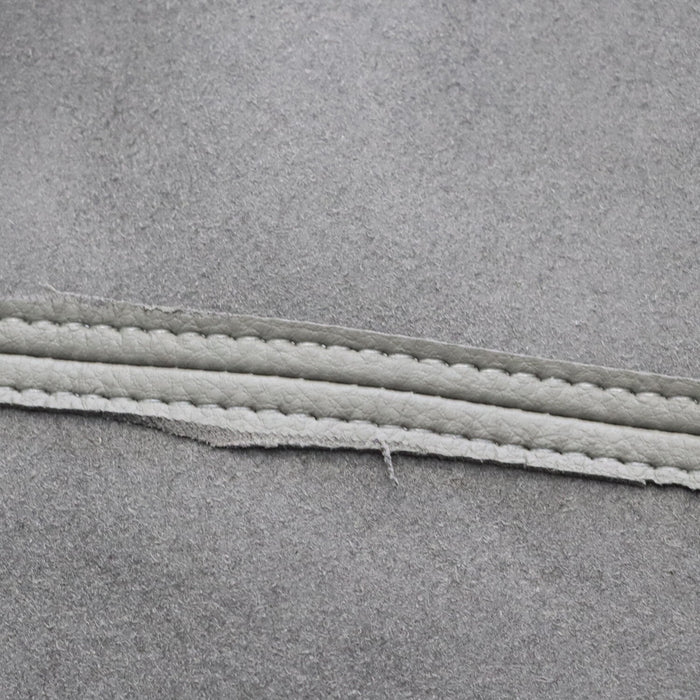 DURAFORCE 2pcs Front Armrest Door Panels Cover Gray Leather for 2007-2012 Honda CR-V