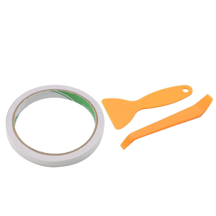 DURAFORCE 2pcs Front Armrest Door Panels Cover Gray Leather for 2007-2012 Honda CR-V