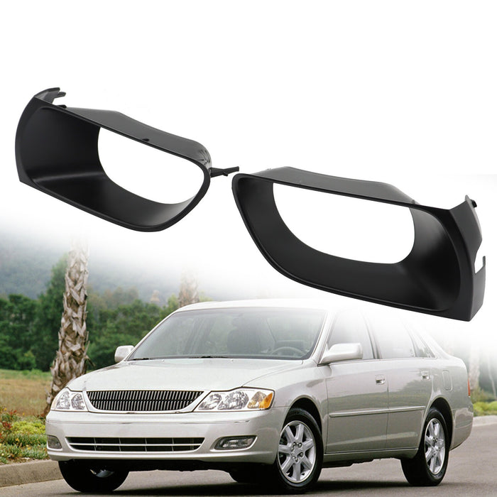DURAFORCE 2Pc Fog Light Cover Trim Set Left Right for 2005-2007 Toyota Avalon