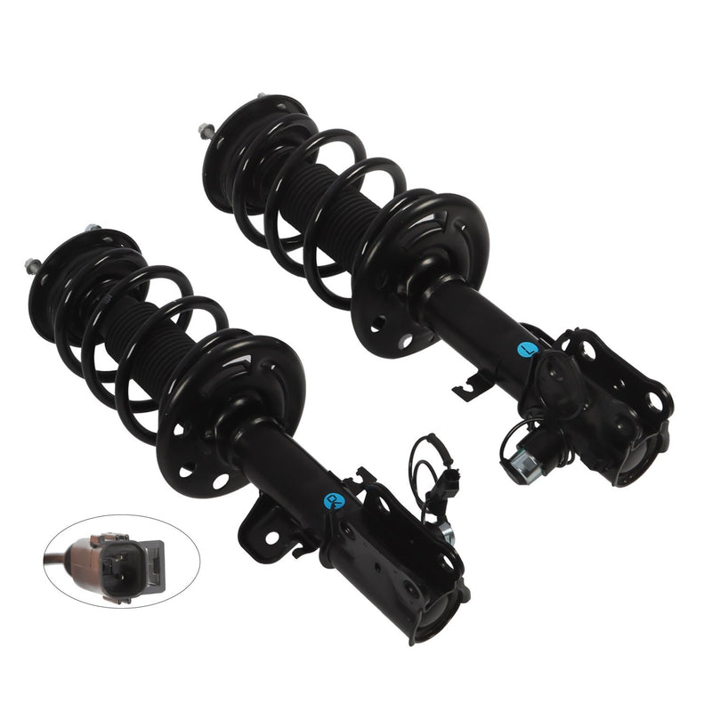 DURAFORCE 2PCS Front Strut Shock Absorber DA5Z-18124-K for 13-16 Lincoln MKS MKT