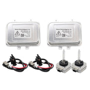 DURAFORCE 2Pcs Xenon HID Headlight Ballast Igniter D1S Bulb for Cadillac Escalade 07-13