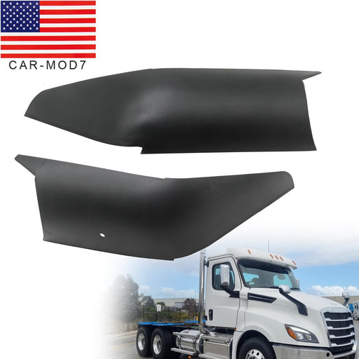 DURAFORCE 2PCS Door Mirror Arm Covers LH & RH Black for 2018-2023 Freightliner Cascadia