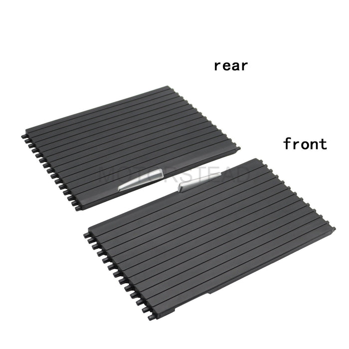 DURAFORCE 2PCS Console Cup Holder Roller Blind Cover Tray for BMW X5 X6 E70 E71 2007-14