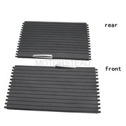 DURAFORCE 2PCS Console Cup Holder Roller Blind Cover Tray for BMW X5 X6 E70 E71 2007-14