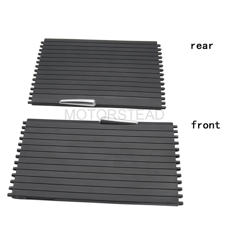 DURAFORCE 2PCS Console Cup Holder Roller Blind Cover Tray for BMW X5 X6 E70 E71 2007-14