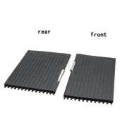 DURAFORCE 2PCS Console Cup Holder Roller Blind Cover Tray for BMW X5 X6 E70 E71 2007-14