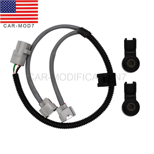 DURAFORCE 2Pcs Knock Sensor with Harness for Lexus ES330 RX330 2004-2008 RX400H