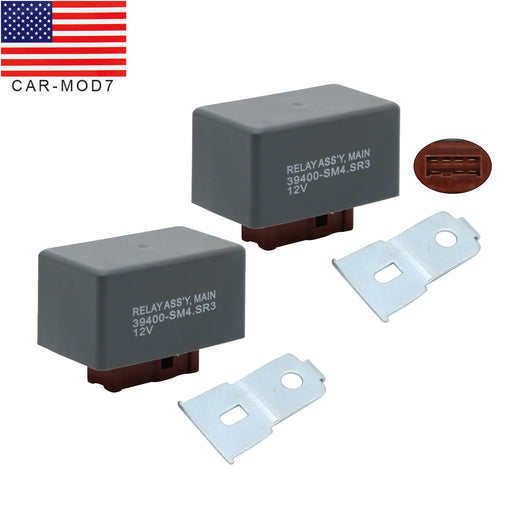 DURAFORCE 2PCS Fuel Pump Main Relay for 1990-97 Honda Accord - Replacement Part