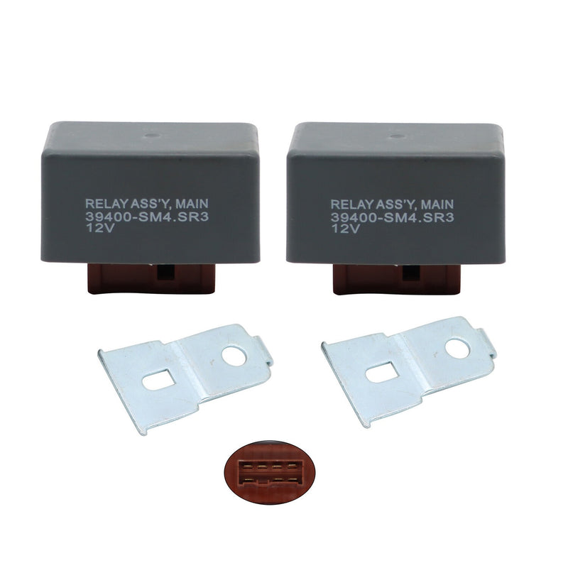DURAFORCE 2PCS Fuel Pump Main Relay for 1990-97 Honda Accord - Replacement Part