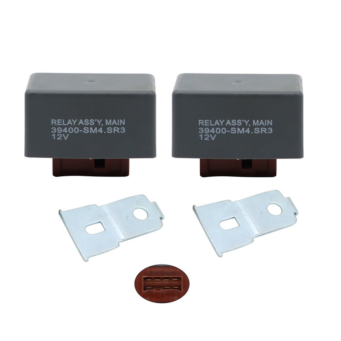 DURAFORCE 2PCS Fuel Pump Main Relay for 1990-97 Honda Accord - Replacement Part