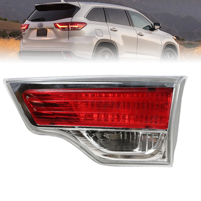 DURAFORCE 2PCS Tail Light Inner Driver & Passenger Side Fit 2014-2016 Toyota Highlander