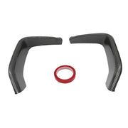 DURAFORCE 2Pc Carbon Fiber Front Bumper Splitters Lip for 2015-2019 BMW F80 M3 M4 F82 F83