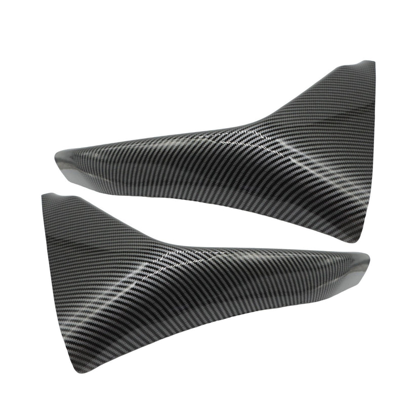 DURAFORCE 2Pc Carbon Fiber Front Bumper Splitters Lip for 2015-2019 BMW F80 M3 M4 F82 F83