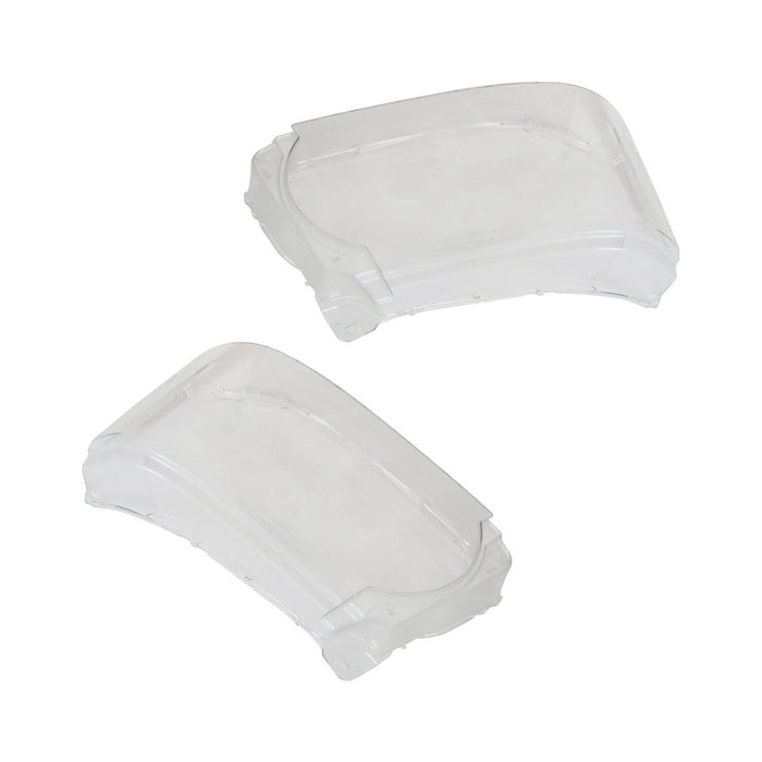 DURAFORCE 2PCS Headlight Lens Cover for Land Rover Range Rover Sport 2010-2013