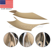 DURAFORCE 2PCS Beige Inner Door Handle Cover Trim for BMW 3/4 Series F30 F35