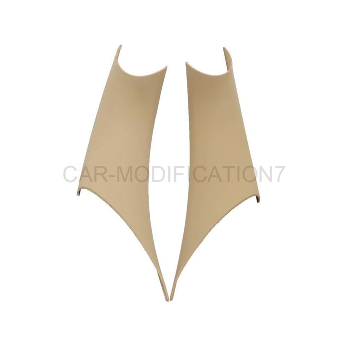 DURAFORCE 2PCS Beige Inner Door Handle Cover Trim for BMW 3/4 Series F30 F35